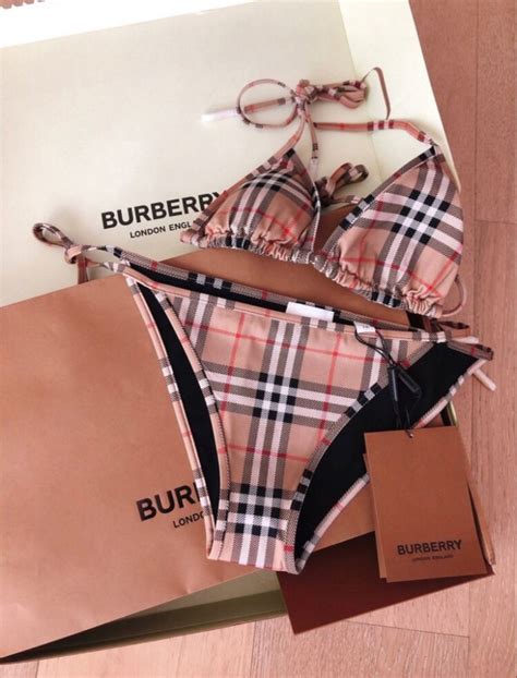 burberry girls swimwear|burberry women's bikini.